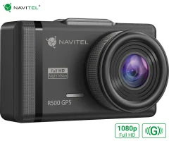 Avto kamera  NAVITEL R500 GPS, Full HD, Night Vision, G-senzor, GPS, aplikacija, darilni bon, črna