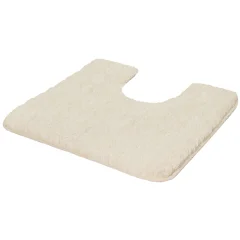 430261 Kleine Wolke Toilet Rug "Seattle" 55x50cm Beige