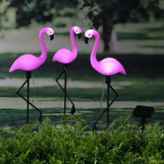 HI Solarni LED flamingo 3 kosi