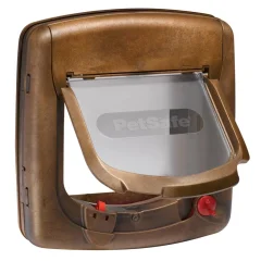 PetSafe Magnetna 4-smerna mačja loputa Deluxe 420 rjava 5006