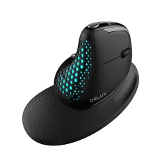 Brezžična ergonomska miška Delux M618XSD BT+2.4G RGB