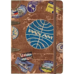 Notesnik z retro motivom Pan Am - Travel Stickers