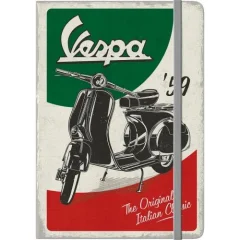 Notesnik z retro motivom Vespa - The Italian Classic