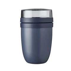 Termo lunch-pot Ellipse za prenos hrane / 500ml + 200ml / modra / inox, pvc