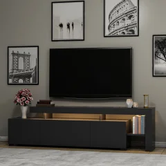 HANAH HOME Beliz - Anthracite TV omarica