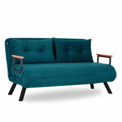 ATELIER DEL SOFA Sando 2-Seater - Petrol Green raztegljiv dvosed