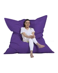 ATELIER DEL SOFA Giant Cushion 140x180 - Purple vrtna sedežna vreča