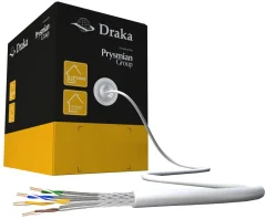 Draka Comteq (DNT) UChome SS26, Kat.7, belo, 4P S/FTP, AWG26, 60026455-Dca-Box350