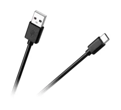 USB kabel 2.0 (A) M. -  tip (C) M., 1m, črne barve