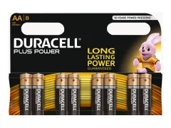 Alkalne baterije Duracell Plus Power MN1500B8 AA (8 kos)