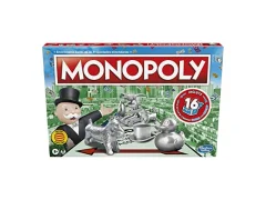 Monopoly Family Game za 2 do 6 igralcev, igra za otroke, stare 8 in več let, z navijaškimi karticami, večbarvnimi, španskimi