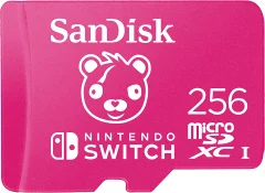 Kartica SanDisk 256GB Fortnite microSDXC za Nintendo Switch, pomnilniška kartica z Nintendo License