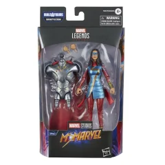 Marvel Hasbro Legends Series Disney Plus Ms MCU Series Akcijska figurica 6-palčna zbirateljska igrača, vključuje 2 dodatka in 1 del za sestavljanje figure, večbarvna, ena velikost (F3857)