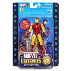 Hasbro Marvel Legends Series 20th Anniversary Series 1 Iron Man 6-palčna akcijska figura, zbirateljska igrača, 9 dodatkov, večbarvna, F3463