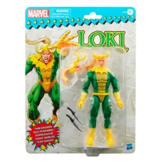 Igra Marvel Legends Series Loki 15-cm retro embalaža, akcijska figurica, 3 dodatki