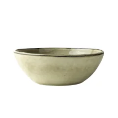 Skleda Organic 23xh8cm / krem / stoneware