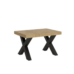 ITAMOBY Traffic (90x140/244 cm) - hrast, barva nog: antracit - raztegljiva jedilna miza