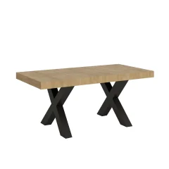 ITAMOBY Traffic (90x180/440 cm) - hrast, barva nog: antracit - raztegljiva jedilna miza
