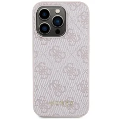 Ovitek GUESS GUHCP15LG4GFPI, Iphone 15 Pro, roza