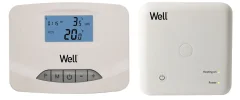 Termostat sobni digitalni, LCD, brezžični, programljiv, WELL Thermal-WP