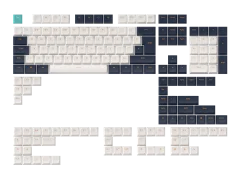 Dark Project - Navy Blue/Ivory Keycaps [ANSI & ISO]