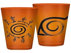 aby Glass Glass XXL Naruto Shippuden - Konoha in Seal - Orange - 400 ml