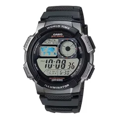 Ura moška Casio WORLD TIME ILLUMINATOR Črna (Ø 43 mm)