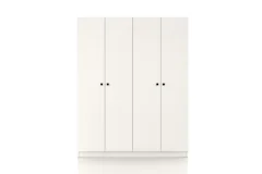 HANAH HOME Royal 504 - White garderobna omara