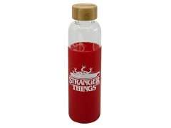 Stor Stranger Things steklenica za mlade odrasle s silikonskim tulcem, prostornina 590 ml