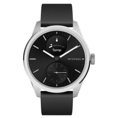 WITHINGS ScanWatch 2 Withings - 42 mm (črna/srebrna) hibridna povezana ura