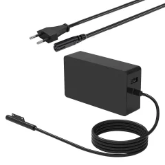 Microsoft Surface Charger 44W /2,58A, EU omrežni vtic 1,2m crn