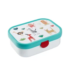 Otroška posoda za hrano lunch box živali 18x13xh6cm / abs