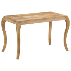 vidaXL Jedilna miza iz trdnega mangovega lesa 118x60x76 cm