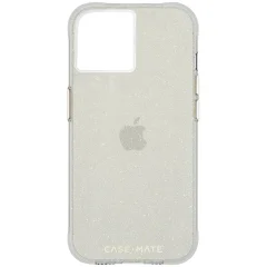 Ovitek za iPhone 15 Mate Sheer Crystal Gold Glitter Case - prozoren/zlat