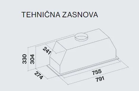 Falmec Grupo Incasso Pro Ix Kuhinjska Napa