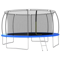 vidaXL Trampolin komplet okrogel 460x80 cm 150 kg