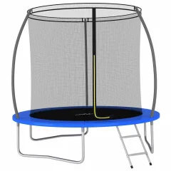 vidaXL Trampolin komplet okrogel 244x55 cm 100 kg