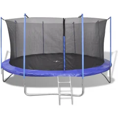 vidaXL Trampolin 5-delni komplet 4,57 m