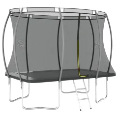 vidaXL Trampolin komplet pravokoten 274x183x76 cm 150 kg