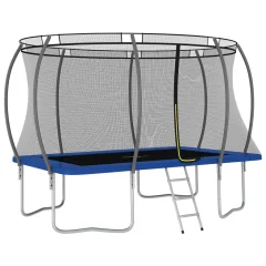 vidaXL Trampolin komplet pravokoten 335x244x90 cm 150 kg