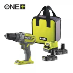 Ryobi aku udarni vijačnik R18PD3-220S(18V ONE+,50Nm,2x2Ah)pro