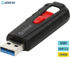 PLATINET PMFSSD250 prenosni SSD disk, 250GB, USB 3.2 Gen2, 1000MB/s, HYPERSPEED, najhitrejši in najmanjši na svetu