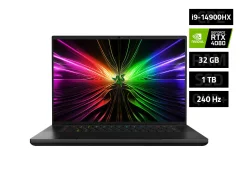 RAZER Blade 16 QHD+ 240Hz OLED, i9-14900HX/32GB/1TB SSD/RTX 4080/W11 Home gaming prenosni računalnik