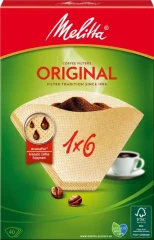 Melitta SDA filtrirni papirji 1x6/40 naturbr(VE40)