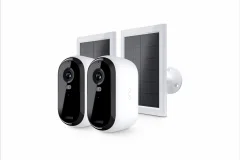 ARLO Essential (Gen.2) VMK3250-100EUS set dveh 2K zunanjih IP kamer + dveh solarnih polnilnikov