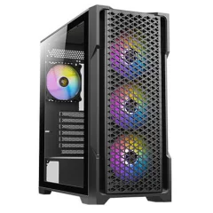 ANTEC AX90 Midi-T ATX RGB gaming črno ohišje