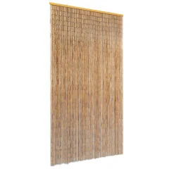 vidaXL Komarnik za vrata iz bambusa 100x220 cm