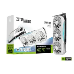 Grafična kartica nVidia RTX4070Ti Super Zotac Trinity OC Bela - 16GB GDDR6X (ZT-D40730Q-10P)