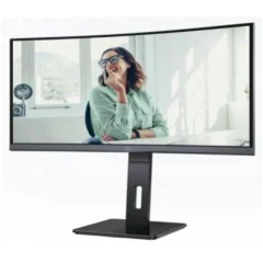 Monitor AOC 86,4 cm (34,0") CU34P3CV 3440x1440 Curved 100Hz VA 4ms HDMI DisplayPort USB-C 65W 4xUSB3.2 HAS Zvočniki