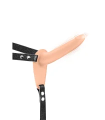 STRAP-ON TESE SILICONE HARENCE USB Vibrator 155 cm "